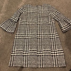 Zara houndstooth dress
